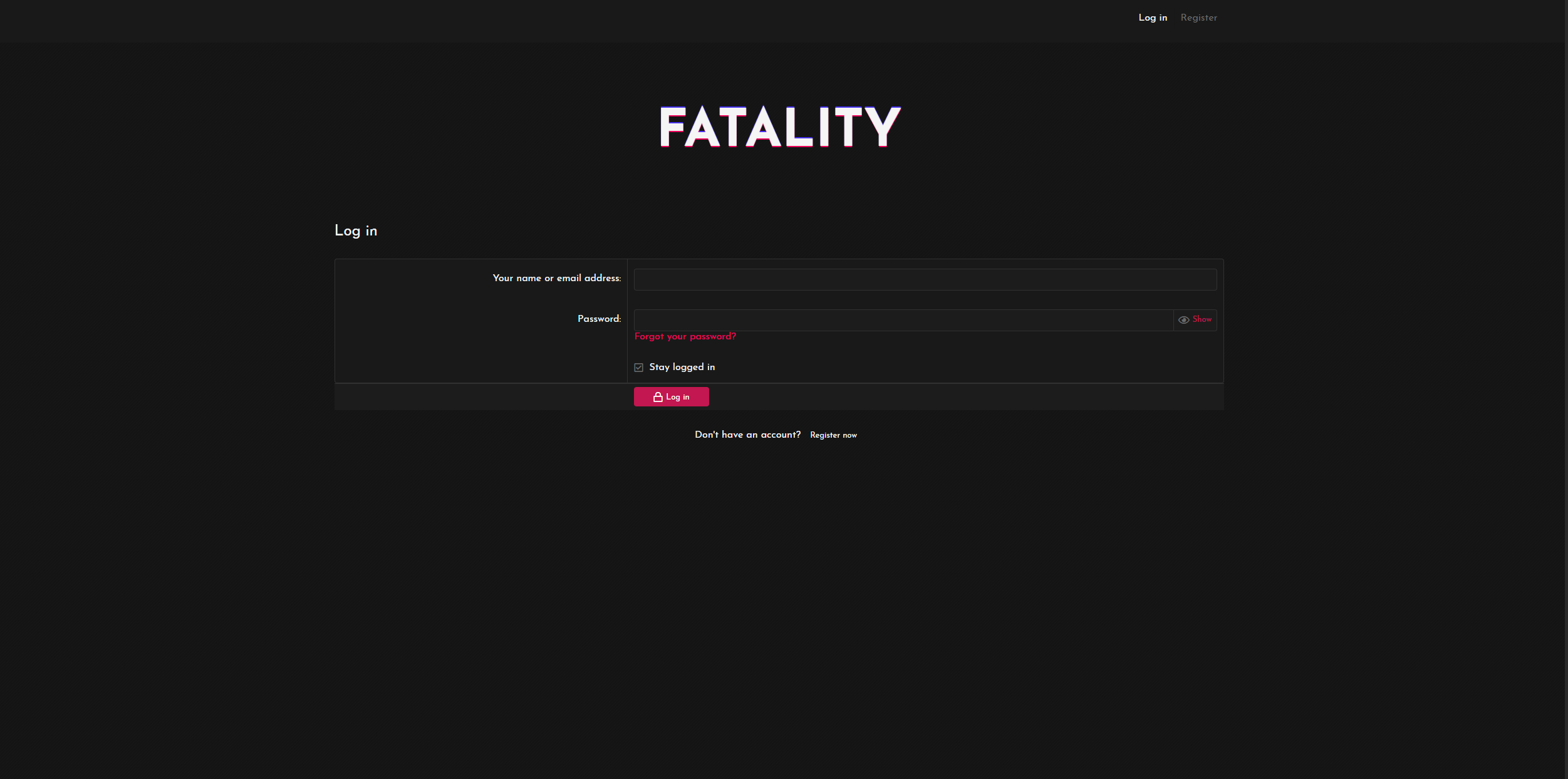 Fatality.win Account